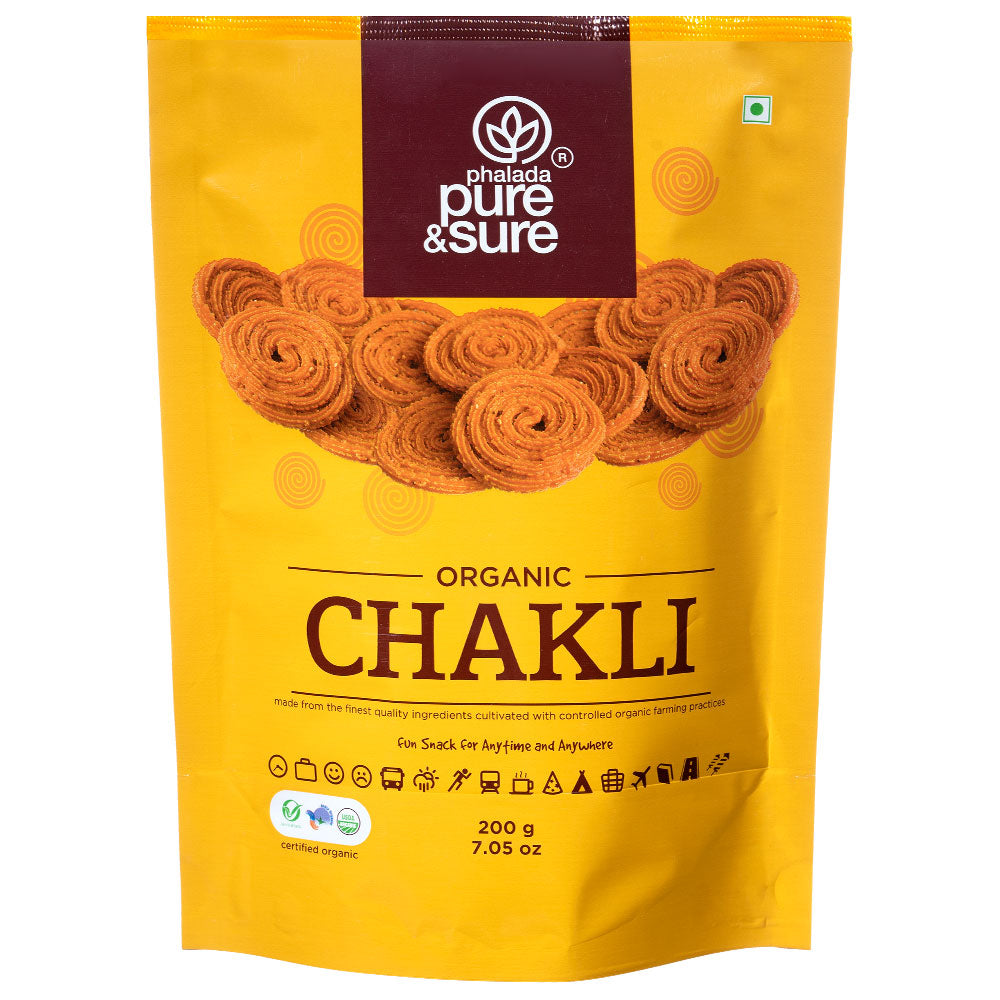 Organic Chakli-200Gms - Phalada Pure & Sure