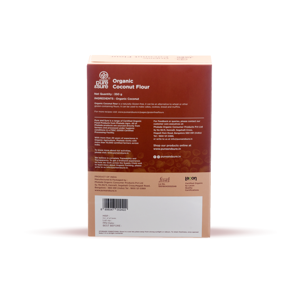 Organic Gluten-Free Coconut flour - Phalada Pure & Sure