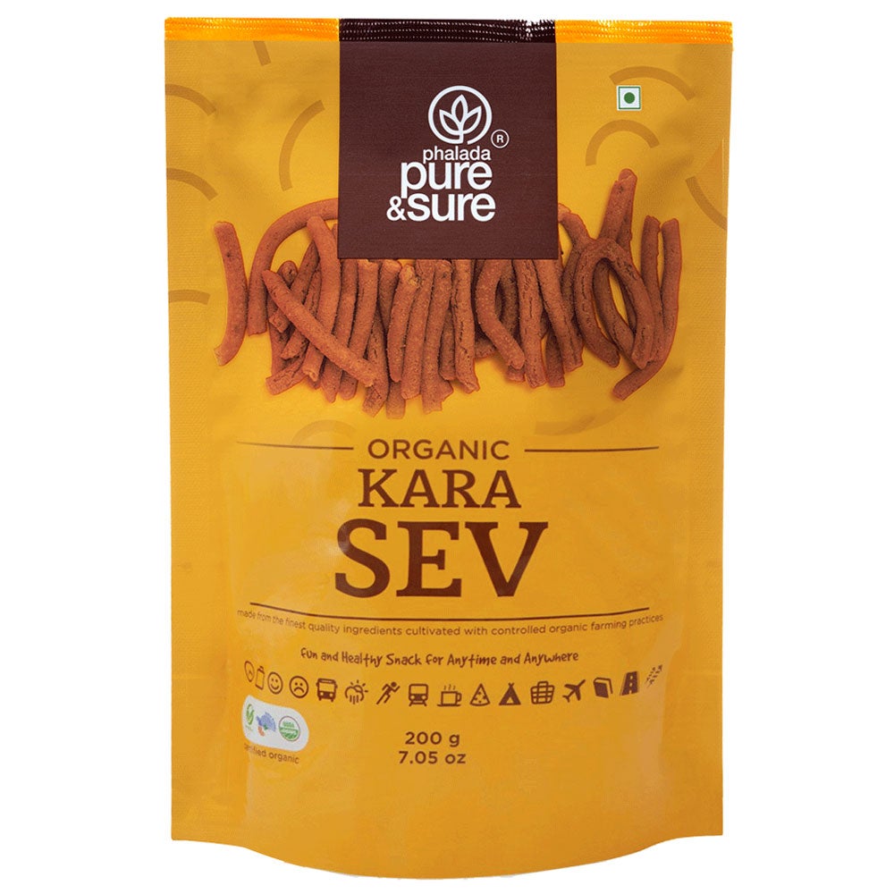 Organic Kara Sev-200Gms - Phalada Pure & Sure
