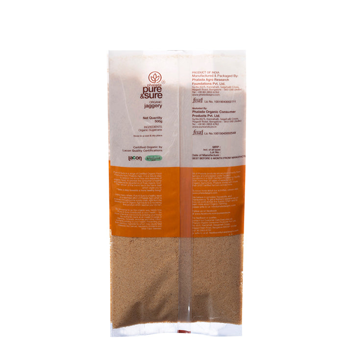 Organic Jaggery Powder-500gms - Phalada Pure & Sure