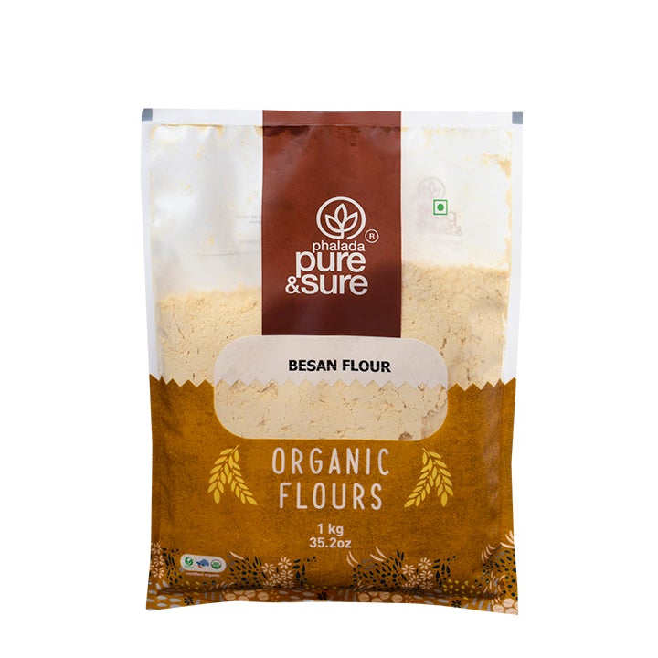 Organic Besan-1kg - Phalada Pure & Sure