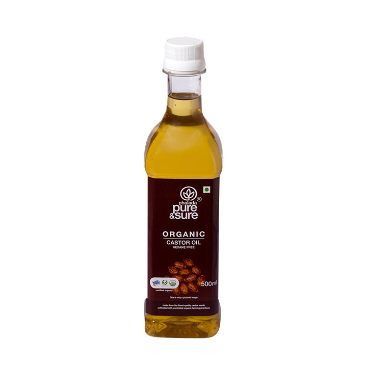 Organic Castor Oil-500ml - Phalada Pure & Sure