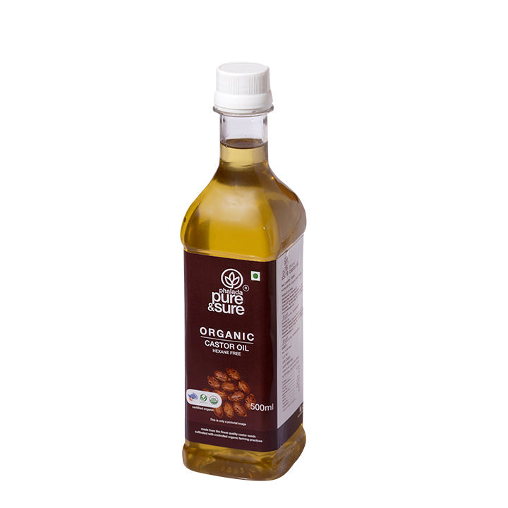 Organic Castor Oil-500ml - Phalada Pure & Sure