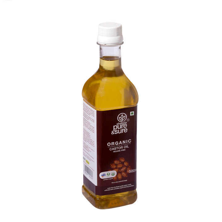 Organic Castor Oil-500ml - Phalada Pure & Sure