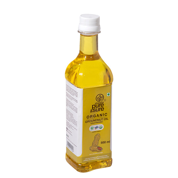 Organic Ground Nut Oil-500ml - Phalada Pure & Sure