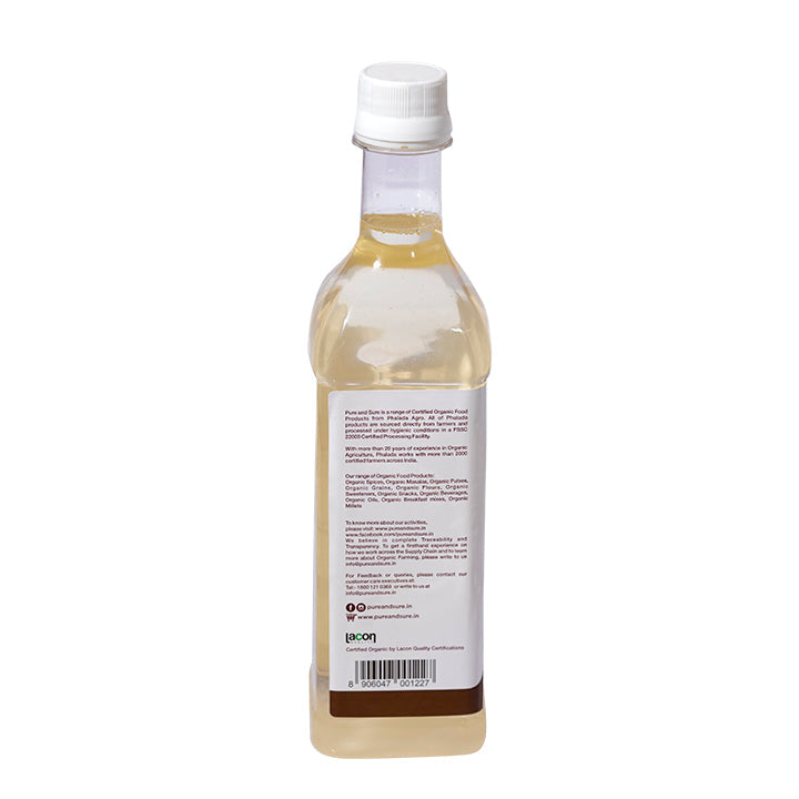 Organic Cold Pressed Coconut Oil - 500ml - Phalada Pure & Sure