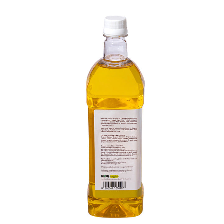 Organic Groundnut Oil - 1 Ltr. - Phalada Pure & Sure