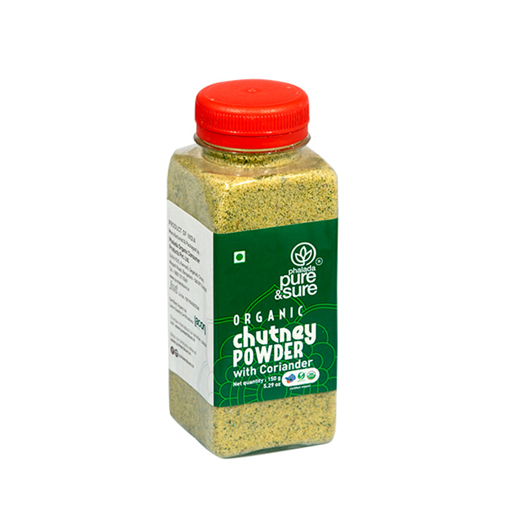 Organic Chutney Powder – Coriander - 150Gms - Phalada Pure & Sure