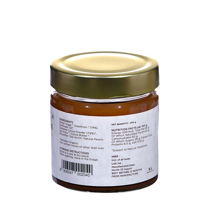 Organic Chocolate Hazelnut Spread - Phalada Pure & Sure