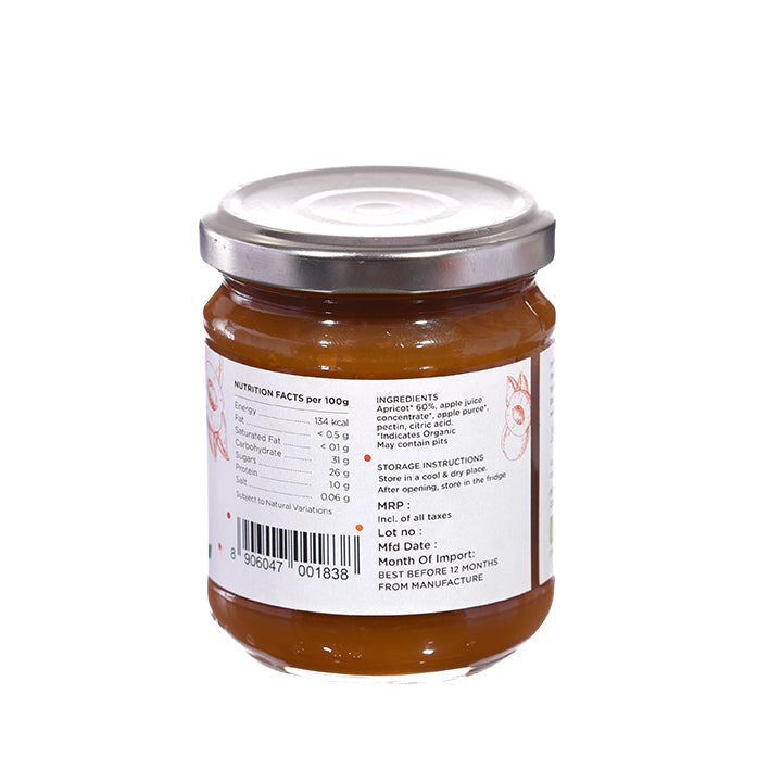 Organic Apricot Jam - 210g - Phalada Pure & Sure