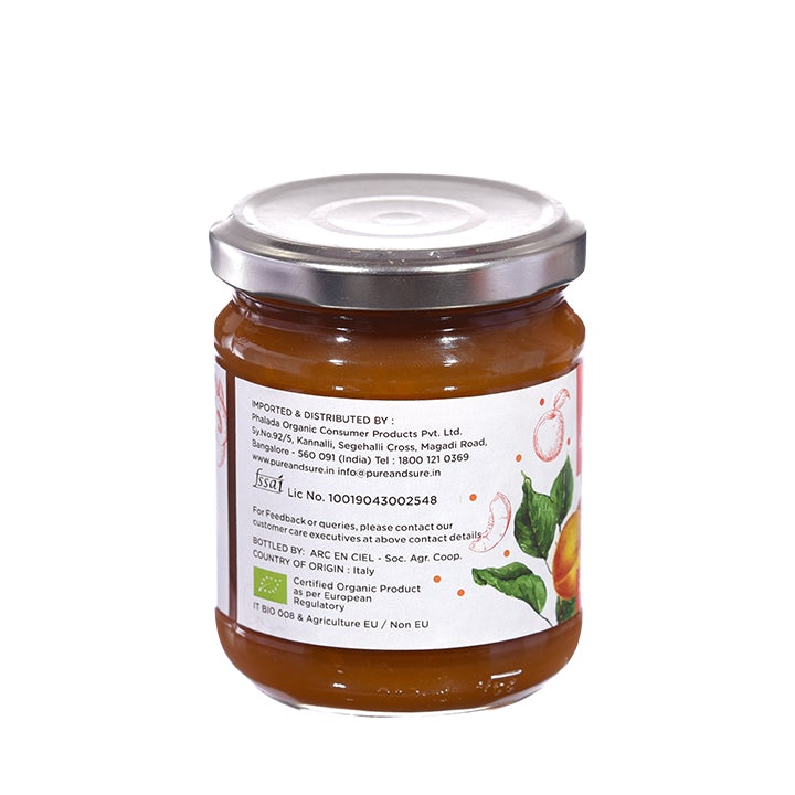Organic Apricot Jam - 210g - Phalada Pure & Sure