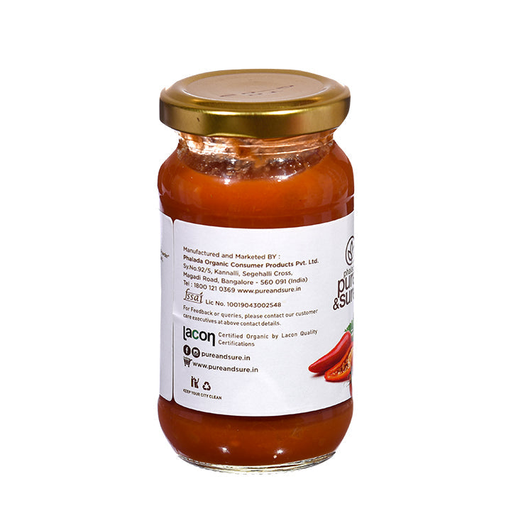 Organic Pasta Sauce Arrabbiata - 190Gm - Phalada Pure & Sure