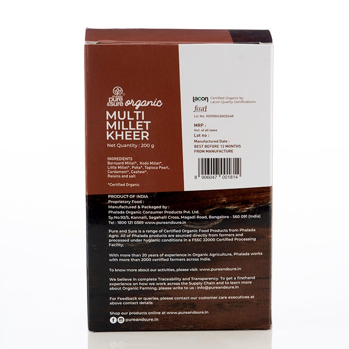 Organic Millet Kheer-200Grs - Phalada Pure & Sure