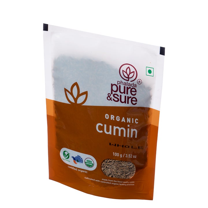 Organic Cumin Whole-100Gms - Phalada Pure & Sure