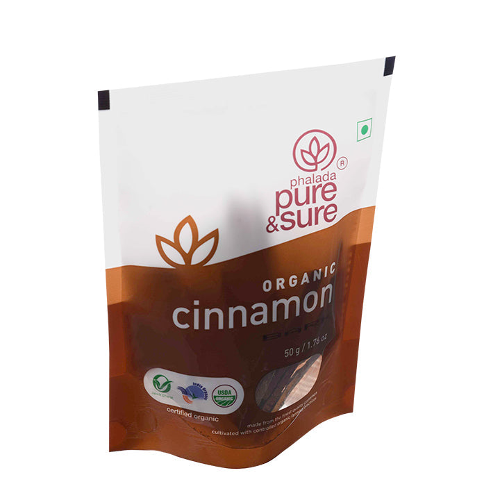 Organic Cinnamon Bark-50Gms - Phalada Pure & Sure
