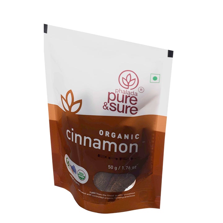 Organic Cinnamon Bark-50Gms - Phalada Pure & Sure