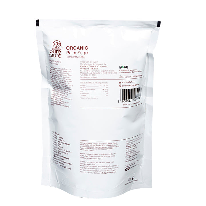 Organic Palm Sugar -500Gms - Phalada Pure & Sure