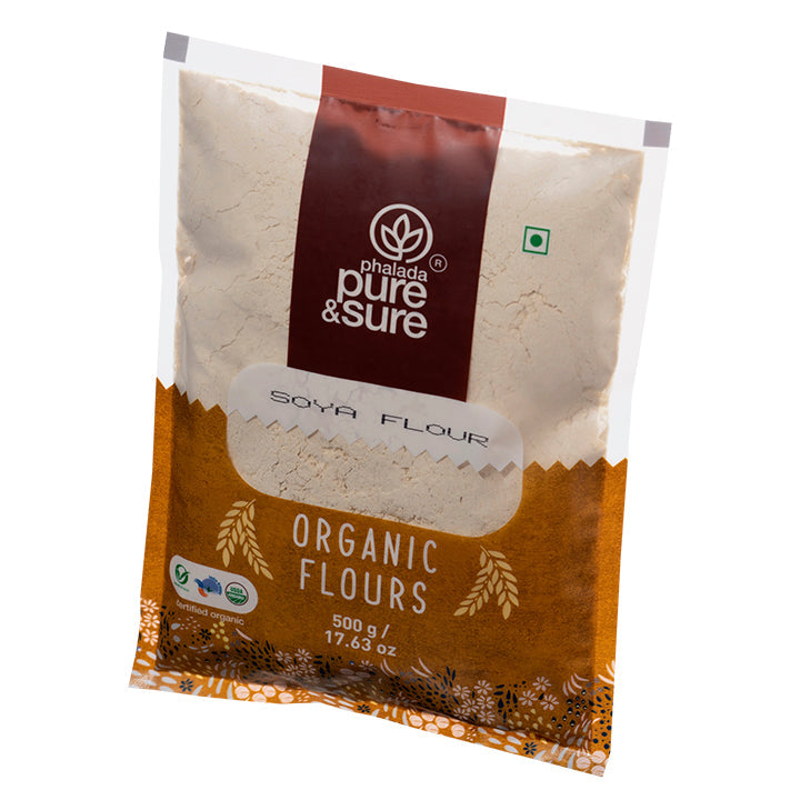 Organic Soya Flour-500Gms - Phalada Pure & Sure