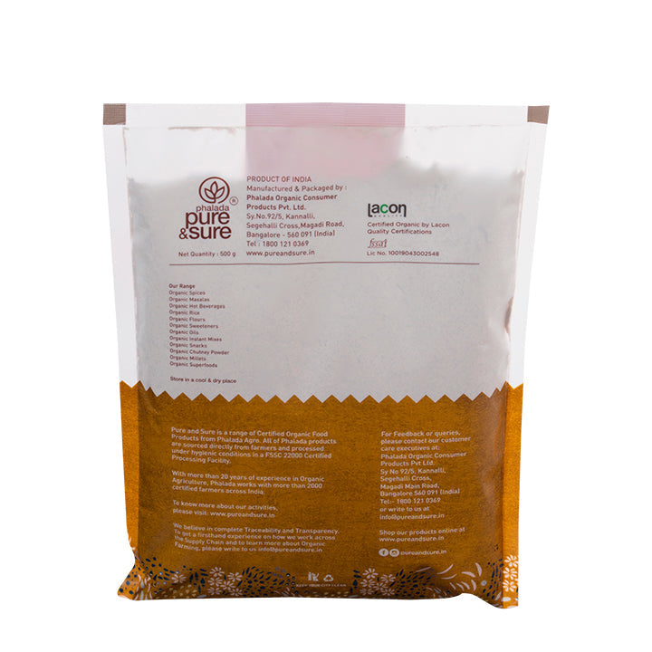 Organic Ragi Flour-500Gms - Phalada Pure & Sure
