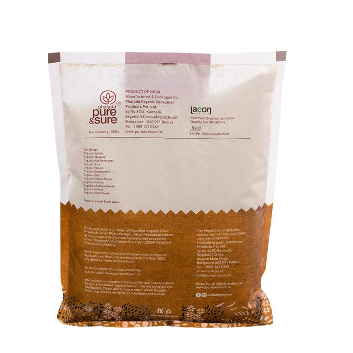 Organic Besan Flour-500Gms - Phalada Pure & Sure
