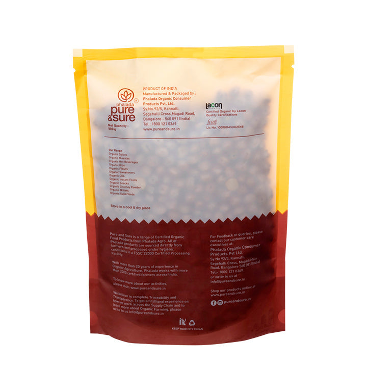 Organic Kabuli Chana - 500 Gms - Phalada Pure & Sure