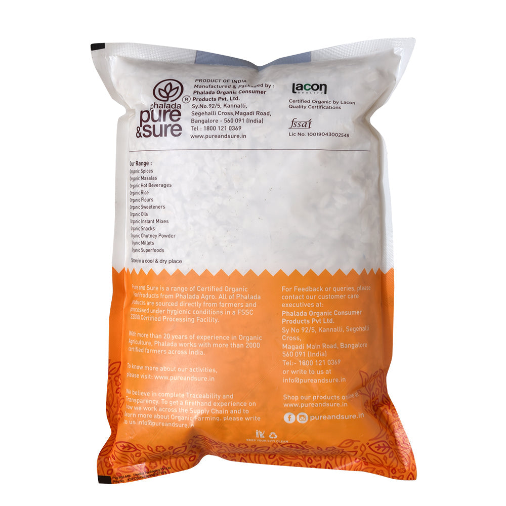 Organic White beaten Rice-1kg - Phalada Pure & Sure