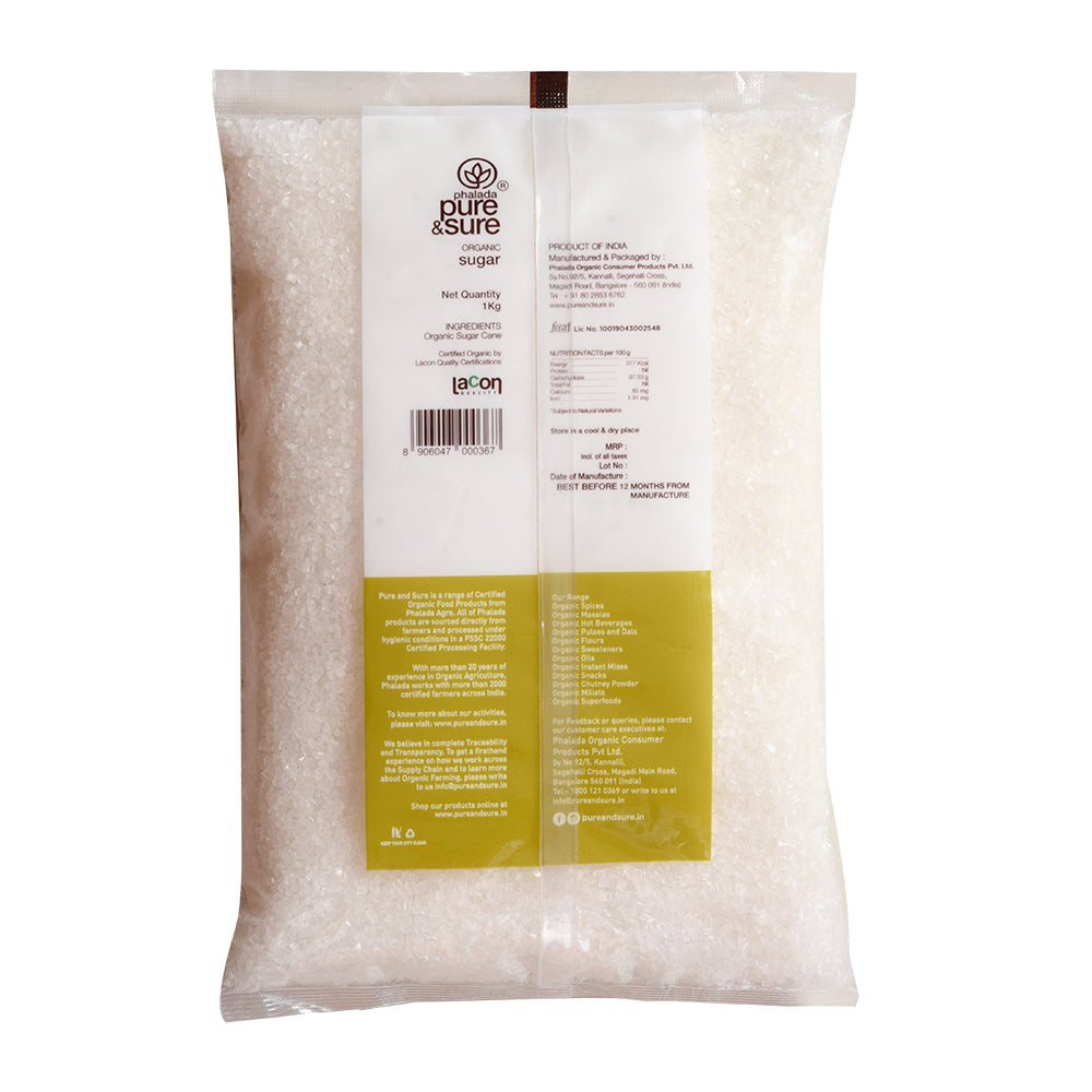 Organic Sugar-1kg - Phalada Pure & Sure