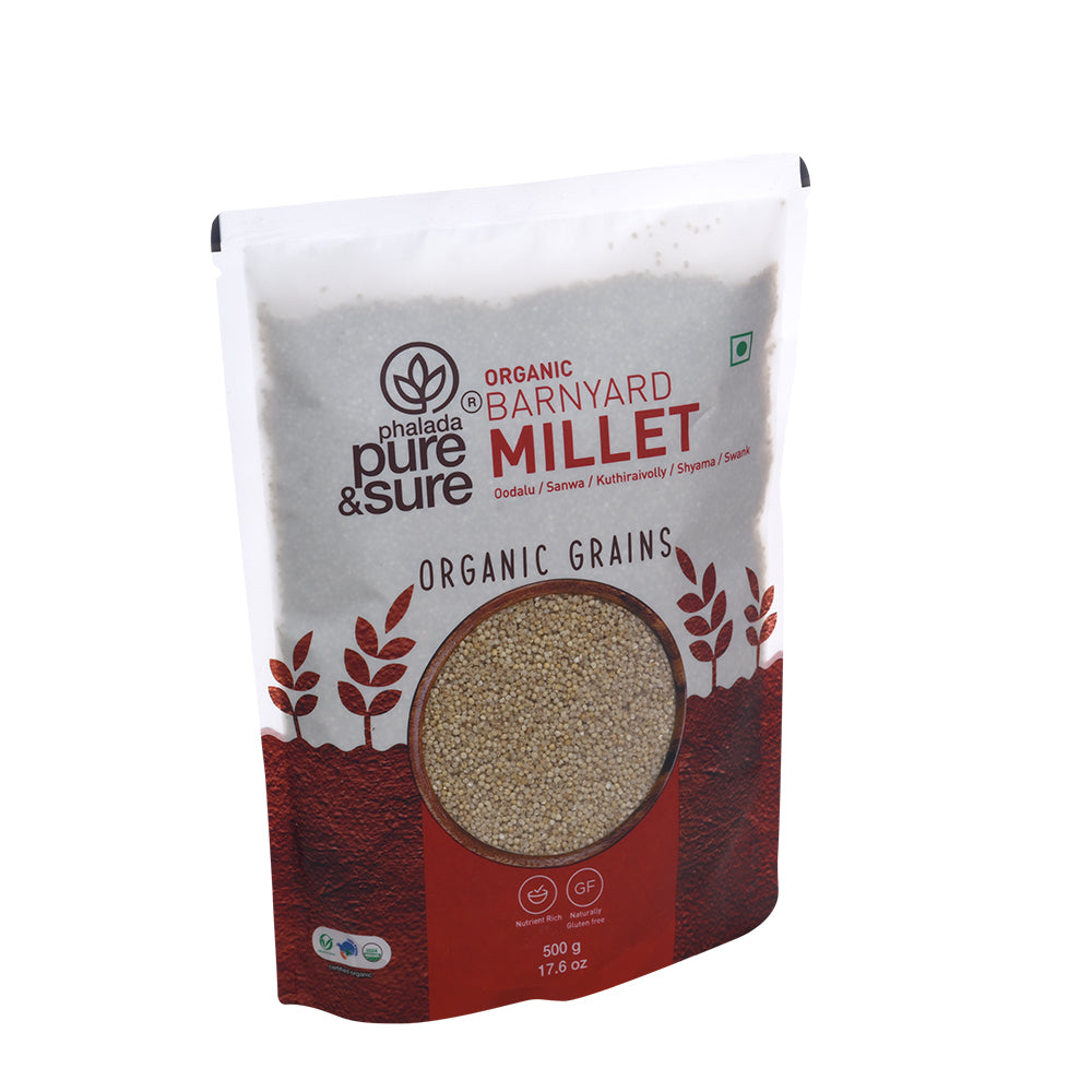 Organic Barnyard Millet-500Gms - Phalada Pure & Sure