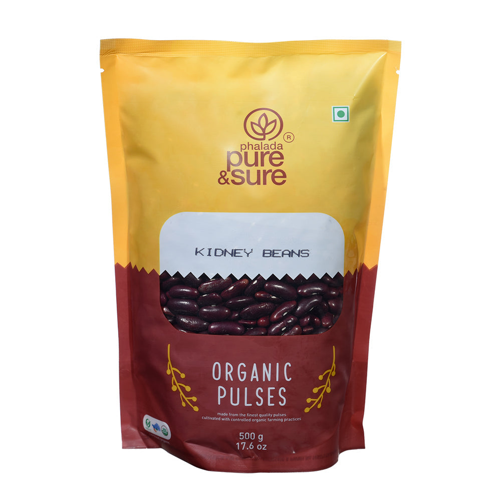Organic Rajma / Kidney Beans-500Gms - Phalada Pure & Sure
