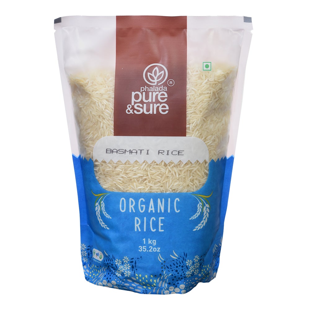 Organic Basmati Rice-1kg - Phalada Pure & Sure