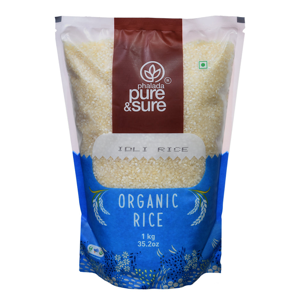 Organic Idli Rice-1 Kg - Phalada Pure & Sure