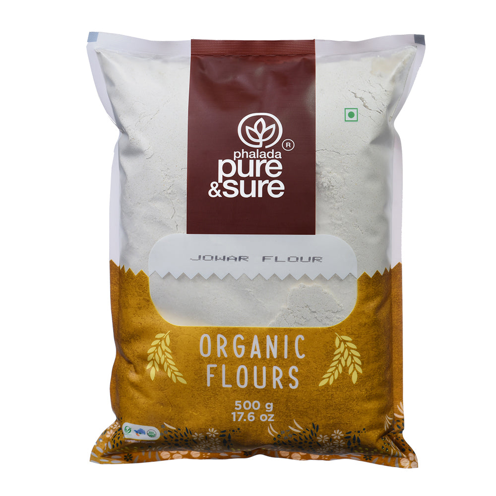 Organic Jowar Flour-500Gms - Phalada Pure & Sure
