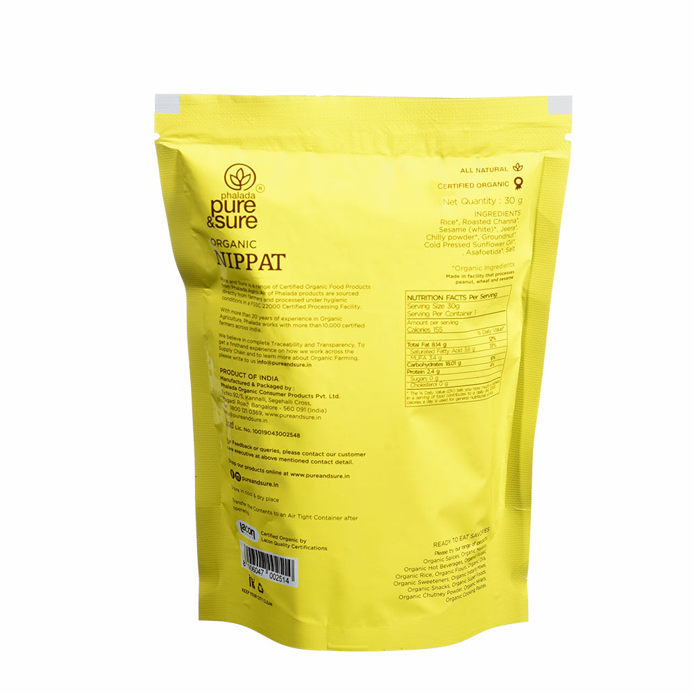 Organic Nippat - 30 gms - Phalada Pure & Sure