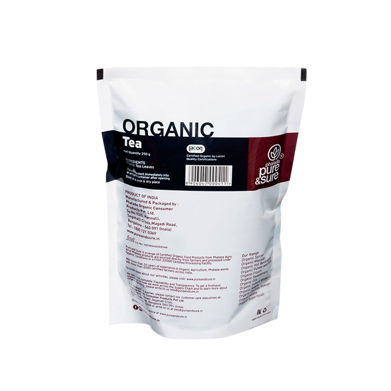 Organic Tea Powder-250Gms - Phalada Pure & Sure