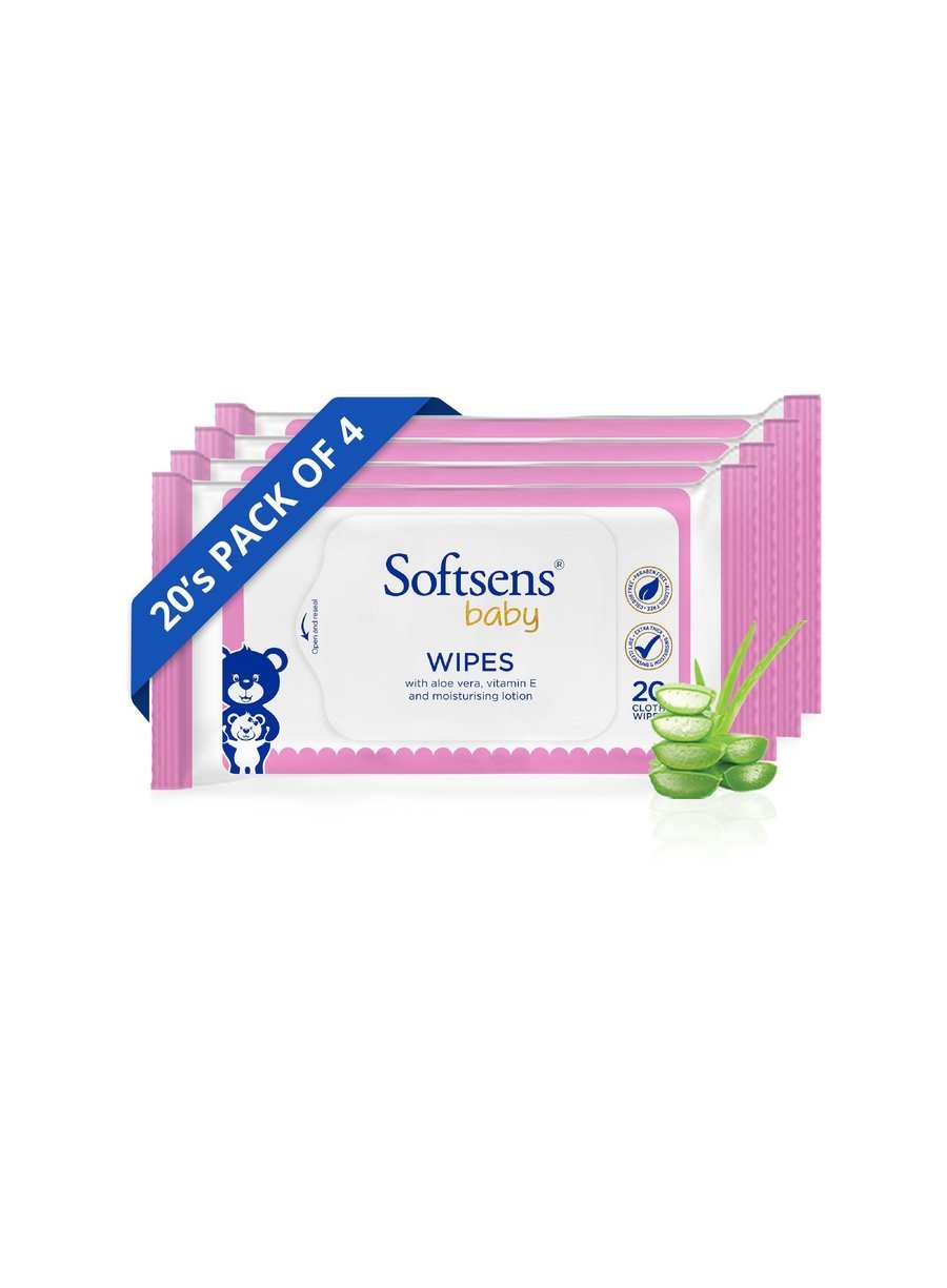 Skin Care Wet Wipes 20's Pack Of 4