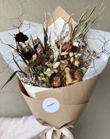 Dried Arrangement vase