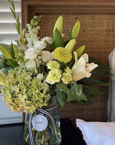Fresh flowers in a vase