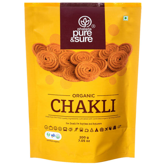 Organic Chakli-200Gms - Phalada Pure & Sure