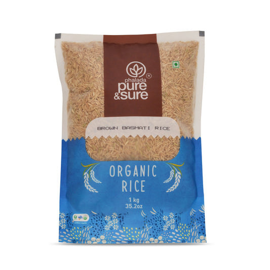 Organic Basmati Rice - Brown-1kg - Phalada Pure & Sure