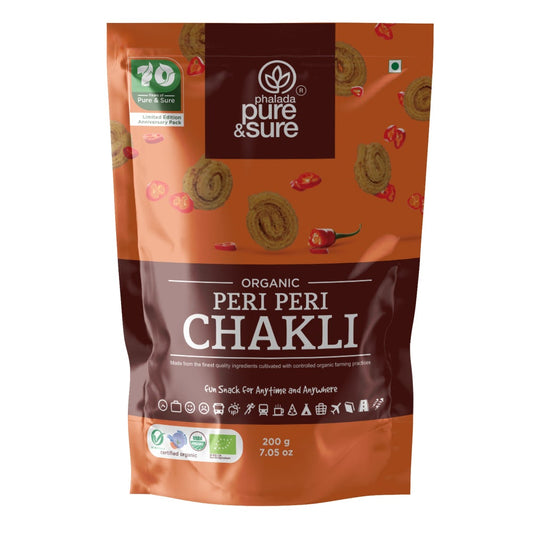 Organic Peri Peri Chakli - Limited Edition - Phalada Pure & Sure