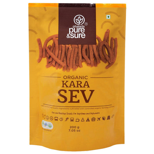 Organic Kara Sev-200Gms - Phalada Pure & Sure