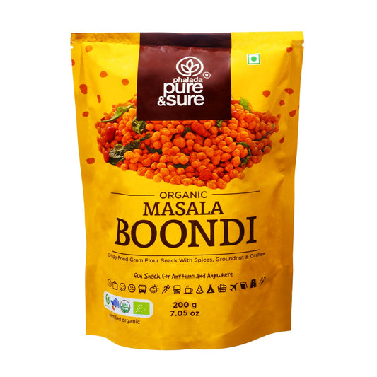 Organic Masala Boondi-200Gms - Phalada Pure & Sure