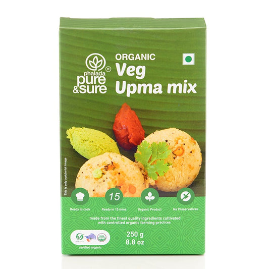 Organic Vegetable Upma-250Gms - Phalada Pure & Sure