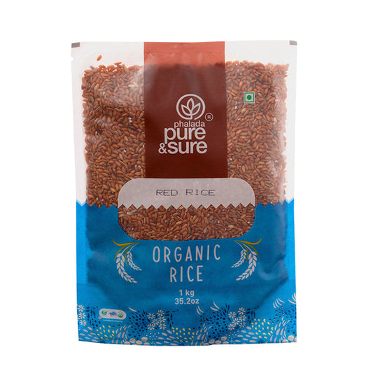 Organic Red Rice-1 Kg - Phalada Pure & Sure