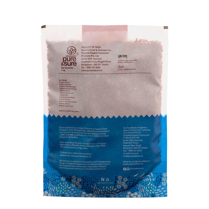 Organic Red Rice-1 Kg - Phalada Pure & Sure