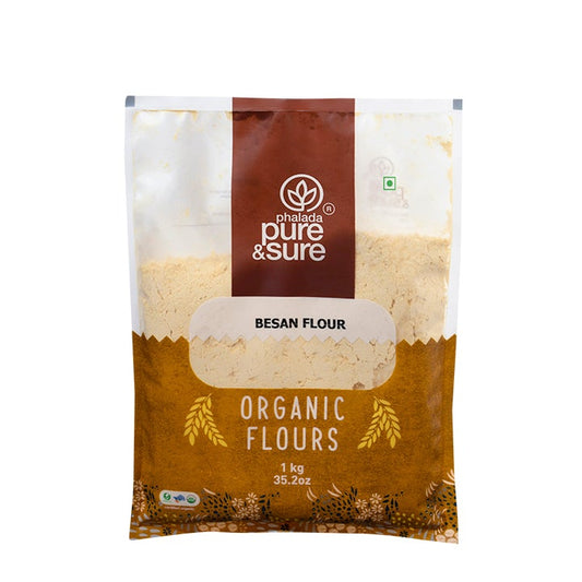 Organic Besan-1kg - Phalada Pure & Sure