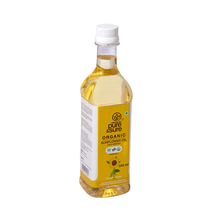 Organic Sunflower Oil - 500 ml - Phalada Pure & Sure