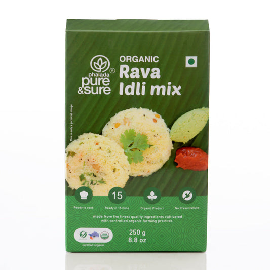 Organic Rava Idli Instant Mix - Phalada Pure & Sure
