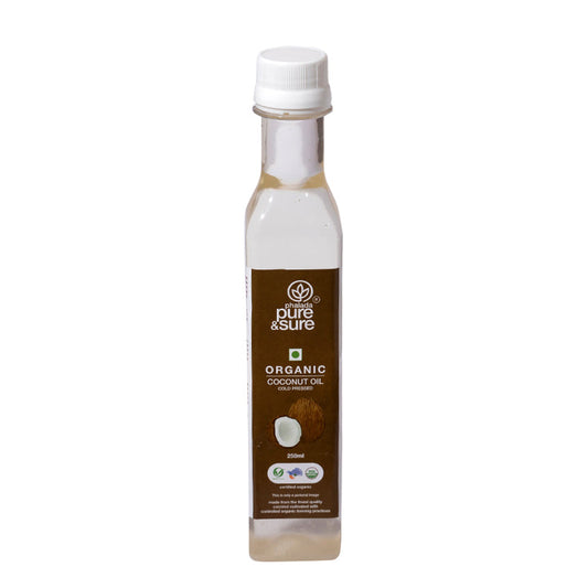 Organic Cold Pressed Coconut Oil - 250ml - Phalada Pure & Sure