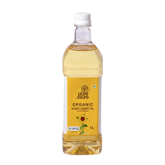Organic Sun Flower Oil-1ltr - Phalada Pure & Sure